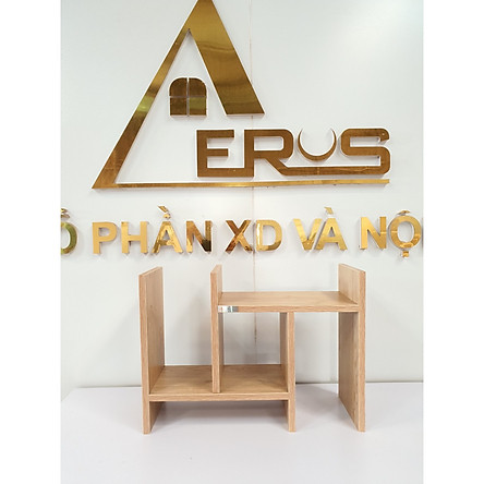 Kệ sách gỗ công nghiệp để bàn mini thiết kế tiện lợi (KS-93) thương hiệu AEROS