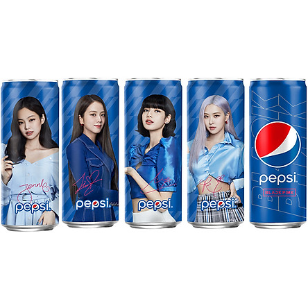 Thùng 24 Lon Nước Giải Khát Pepsi X Blackpink Phiên Bản Giới Hạn (330ml/Lon) (Mẫu Ngẫu Nhiên)