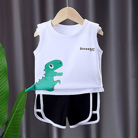 Bộ ba lỗ khủng long dinosour đáng yêu cho bé trai 8-18kg