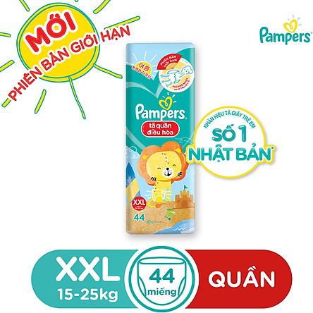 Combo 3 tã Quần Pampers Điều Hoà Gói Lớn L60/XL52/XXL44