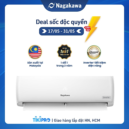 Máy Lạnh Nagakawa Inverter 1 HP NIS-C09R2H08 - Chỉ Giao tại HCM