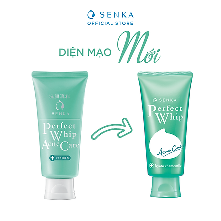 Bộ sản phẩm Senka làm sạch và chống nắng dành cho da mụn (Senka A.L.L.Clear Water Fresh 230ml + SRM Acne Care 100g + Senka Perfect UV Essence 50g)