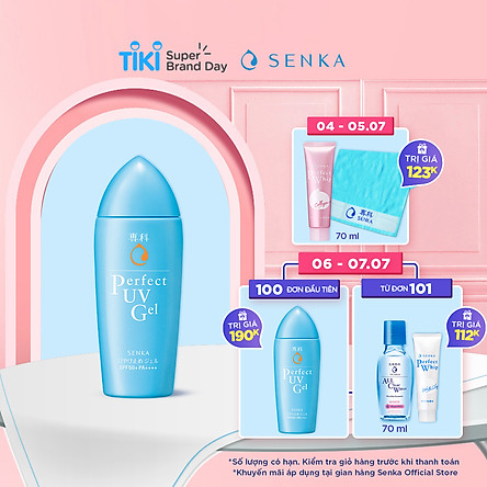 Gel sữa chống nắng Senka Perfect UV Gel 80ml