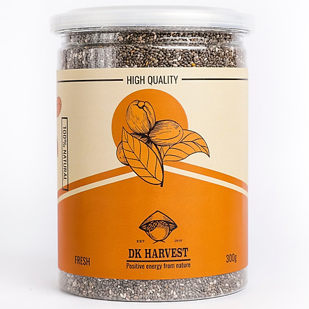 Hạt Chia Hữu Cơ DK Harvest - Hạt chia Organic có độ tinh khiết cao nhất, Highest Purity - 300g, 500g, 1000g