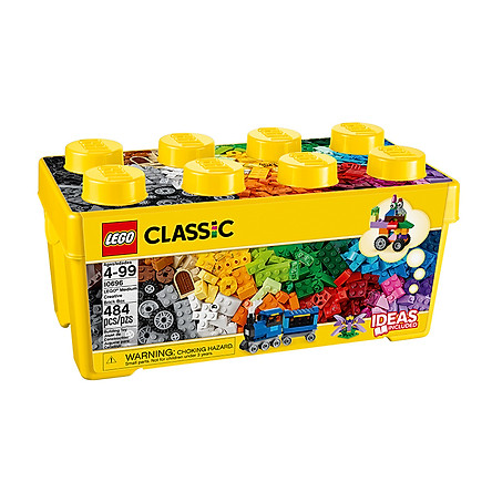 Mô Hình LEGO Thùng Gạch Trung Classic 10696 Sáng Tạo (484 Mảnh Ghép)