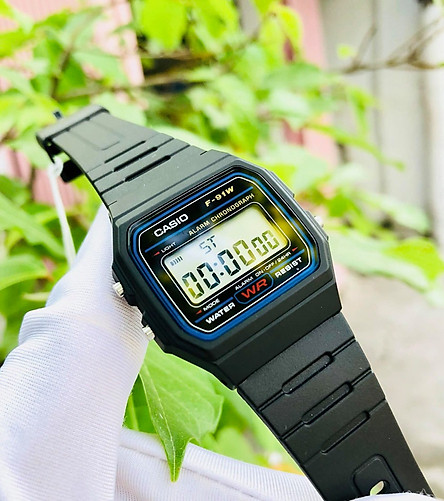 Đồng Hồ Nam Casio F91W-1DG Chính Hãng