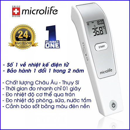 Nhiệt kế điện tử đo trán đa chức năng MICROLIFE FR1MF1 - THỤY SĨ