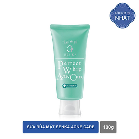 Bộ sản phẩm Senka làm sạch và chống nắng dành cho da mụn (Senka A.L.L.Clear Water Fresh 230ml + SRM Acne Care 100g + Senka Perfect UV Essence 50g)