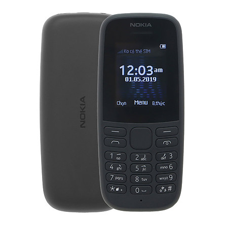 Điện Thoại Nokia 105 Single Sim - Hàng Chính Hãng