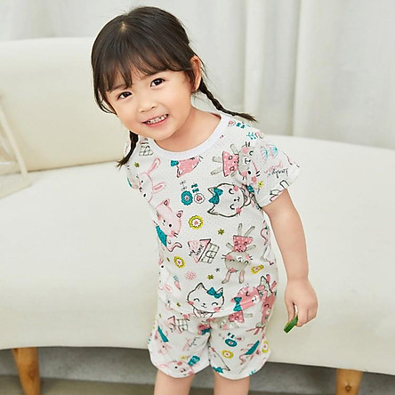  BT29Size90-150 (9-35kg)Bộ thun cotton cho bé bao thấm hútThời trang trẻ Em hàng quảng châu 