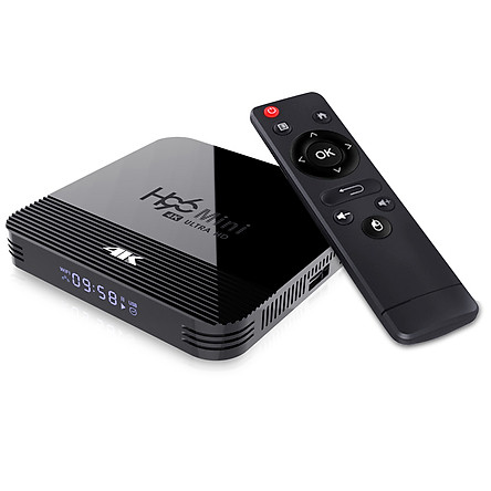 Android TV BOX, tivi box RAM 2G, Bộ nhớ 16G, xem phim 4K, hỗ trợ tính năng tìm kiếm bằng giọng nói mới nhất hiện nay H96MINIH8