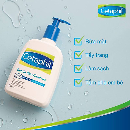 Sữa Rửa Mặt Dịu Nhẹ Cetaphil Gentle Skin Cleanser 500ml