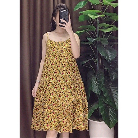 Mua VÁY MAXI 2 DÂY HOA NHÍ SIÊU PHẨM DU LỊCH HÈMẶC LÀ XINHĐẦM HOA VINTAGE  CHỤP HÌNH SỐNG ẢODU LỊCH SIÊU XINH  Tiki