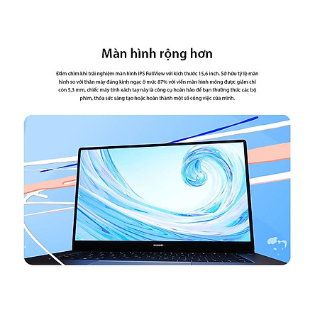 Laptop Huawei Matebook D 15 (8GB/256GB) - Hàng Phân Phối Chính Hãng