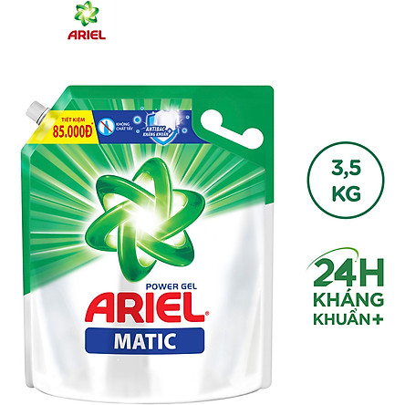 Nước Giặt Ariel Đậm Đặc Dạng Túi 3.6kg