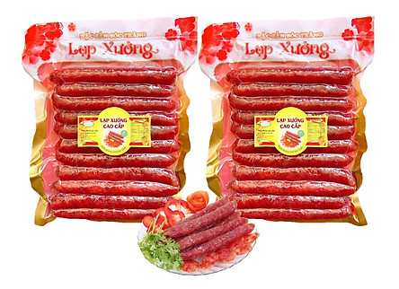 [TẶNG KÈM HỘP XUÂN] 1KG LẠP XƯỞNG TÔM THƯỢNG HẠNG TLP - COMBO 2 BỊCH