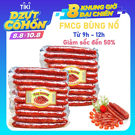 1kg Lạp xưởng tôm tươi đặc sản Sóc Trăng