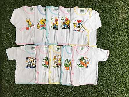 Set Đồ Sơ Sinh Trọn Gói Chuẩn Hàng Cotton