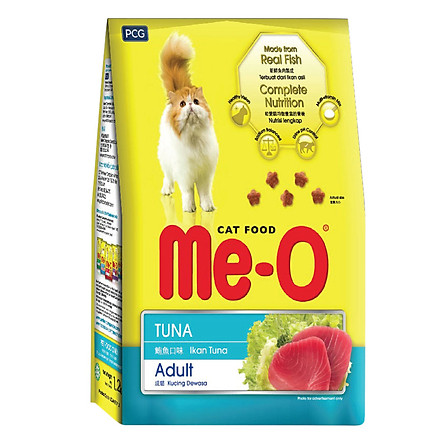 Đồ Ăn Cho Mèo Trưởng Thành Me-O Hương Vị Cá Ngừ (1.2 Kg)