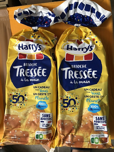 Bánh mì Hoa cúc Harrys Brioche Tressée 500g - Nhập khẩu Pháp