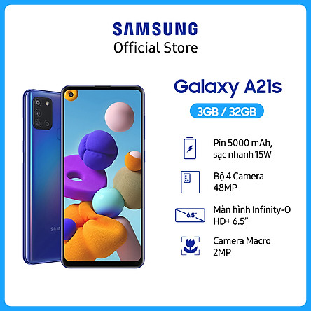 Điện Thoại Samsung Galaxy A21s - Hàng Chính Hãng