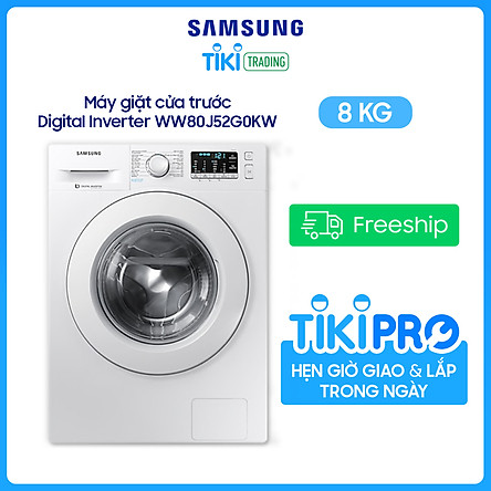 Máy giặt Samsung Inverter 8 kg WW80J52G0KW/SV