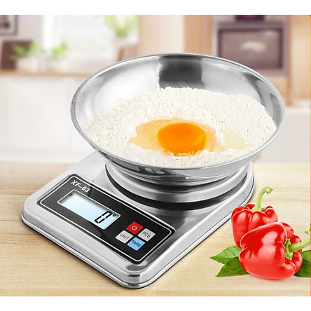 Cân Tiểu Ly Làm Bánh Đài Loan XF-03 - 2Kg 0.1g Tặng kèm tô inox