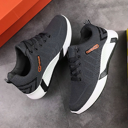 Giày Thể Thao Sneaker Nam , Đế Êm, Nhẹ Thoáng Khí, Thích Hợp Đi Chơi, Đi Hoc, Đi Làm, Đế Cao Su Đúc, Chống Trơn Trượt, Hạn Chế Mòn Đế, Miếng Lót Giày Cấu Trúc Tổ Ong Tạo Cảm Giác Êm S336