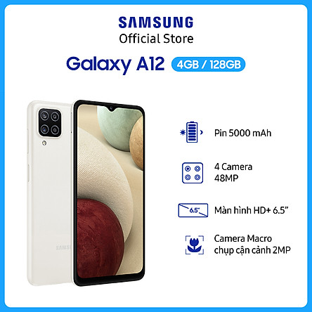 Điện Thoại Samsung Galaxy A12 (4GB/128GB) - Hàng Chính Hãng