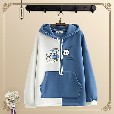 Áo Hoodie Nữ Mẫu Mèo Hoàng Thượng, Chất Thun Nỉ Cao Cấp , Form Dưới 60kg