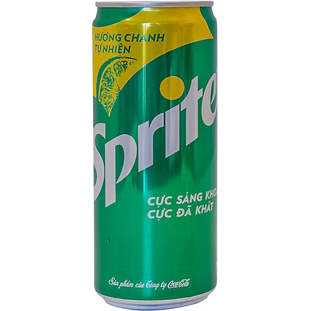 Thùng 24 Lon Nước ngọt có gas Sprite lon Mi nhon (250ml x24)