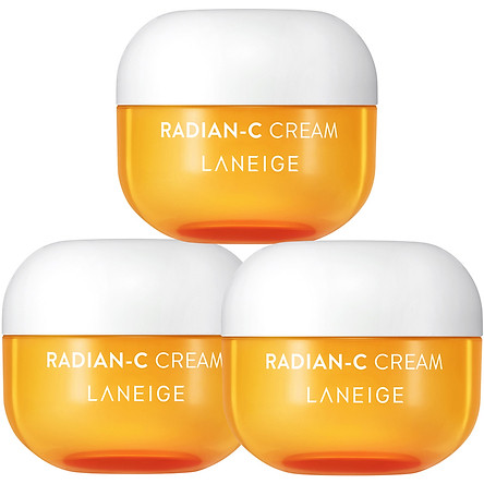 [Độc quyền Tiki] Bộ Sản Phẩm Kem Dưỡng Trắng Da Làm Mờ Đốm Nâu LANEIGE Radian-C Cream 30ml Tặng 30ml