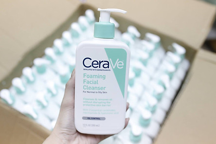 Sữa rửa mặt Cerave Foaming Facial Cleanser cho Da dầu nhập Mỹ 