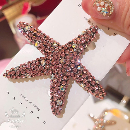 Kẹp Toc Ngoi Sao Biển Lớn đinh đa Cao Cấp Sang Trọng Mỹ Phẩm Kireicos Tiki