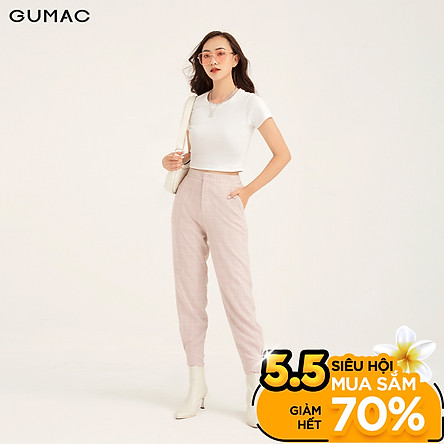 Quần caro cơ bản GUMAC QB122