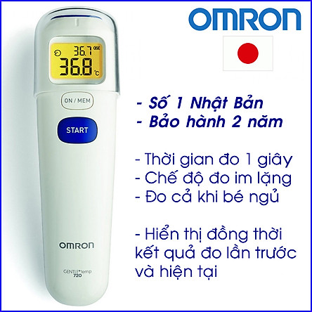 Nhiệt kế điện tử đo trán Omron MC 720 - Số 1 Nhật Bản