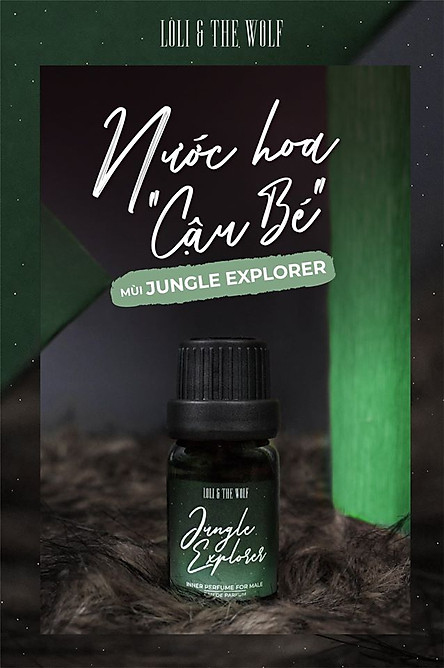 Nước hoa vùng kín dành cho nam Jungle Explorer Eau De Parum chai 10ml - LOLI & THE WOLF 