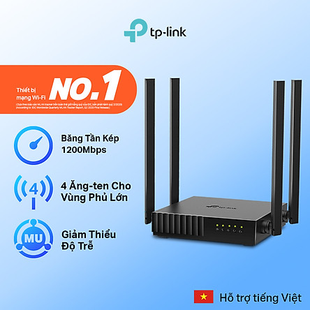 Bộ Phát Wifi TP-Link Archer C54 Băng Tần Kép Chuẩn AC1200 - Hàng Chính Hãng