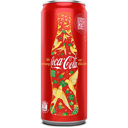 Thùng 24 Lon Nước Giải Khát Coca-Cola vị Nguyên Bản Original 320mlx24