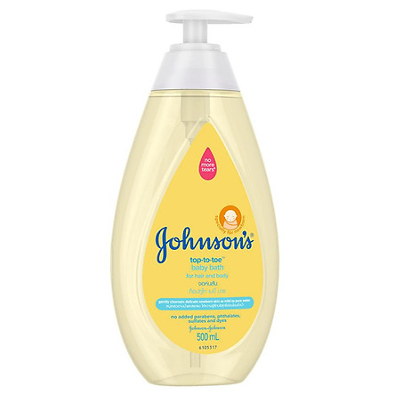 Sữa tắm gội toàn thân Johnson's Baby (500ml)