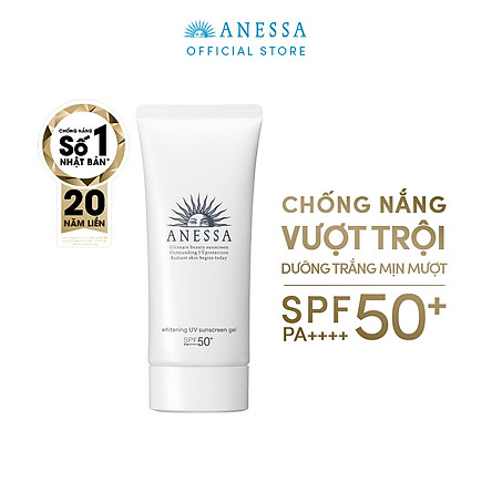 Kem chống nắng dưỡng trắng dạng gel Anessa Whitening UV Sunscreen Gel 90g