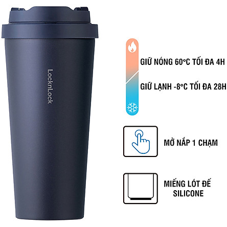 Bình Giữ Nhiệt Lock&Lock Energetic One-Touch Tumbler LHC3249 - 550ML