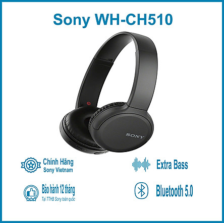 Tai nghe không dây Sony WH-CH510 - Hàng chính hãng