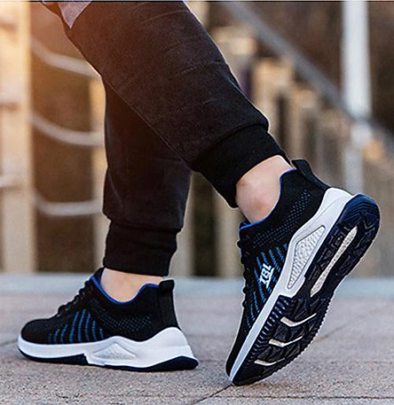 Giày thể thao nam sneaker Đế Êm Chân Kiểu dáng cực ngầu trẻ trung mạnh mẽ năng động