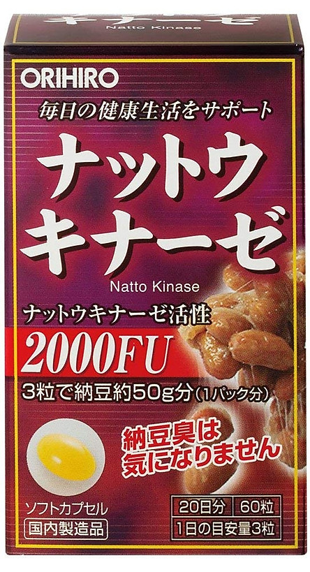 Thá»±c Pháº©m Báº£o Vá»‡ Sá»©c Khá»e Há»— Trá»£ Phong Ngá»«a Tai Biáº¿n Ä'á»™t Quá»µ Orihiro Nattokinase Nháº­t Báº£n 60 Vien Kj Mart Tiki