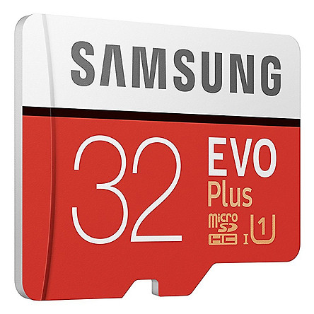 Thẻ Nhớ Micro SD Samsung Evo Plus U1 32GB Class 10 - 95MB/s (Kèm Adapter) - Hàng Chính Hãng