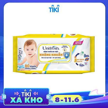 Khăn Ướt Unifresh Family (80 Miếng)