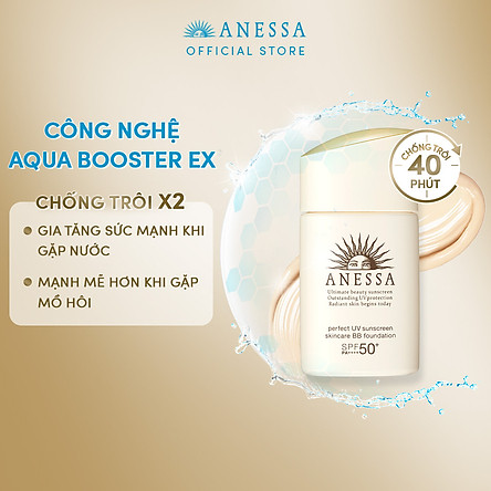 Kem nền trang điểm BB chống nắng dưỡng da Anessa SPF 50+ PA++++ 25ml