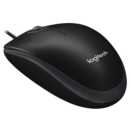 Chuột Có Dây Logitech B100 - Hàng Chính Hãng