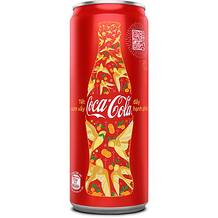 Thùng 24 Lon Nước Giải Khát Coca-Cola vị Nguyên Bản Original 320mlx24